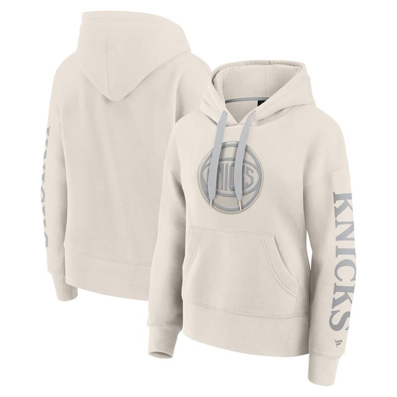 【送料無料】 ファナティクス レディース Tシャツ トップス Women's Fanatics Cream New York Knicks Elements Next Pullover Hoodie Kni Beige