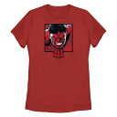 【送料無料】 マーベル レディース Tシャツ トップス Juniors' Marvel Captain America Brave New World Red ...