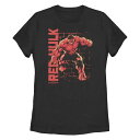【送料無料】 マーベル レディース Tシャツ トップス Juniors' Marvel Captain America Brave New World Red ...