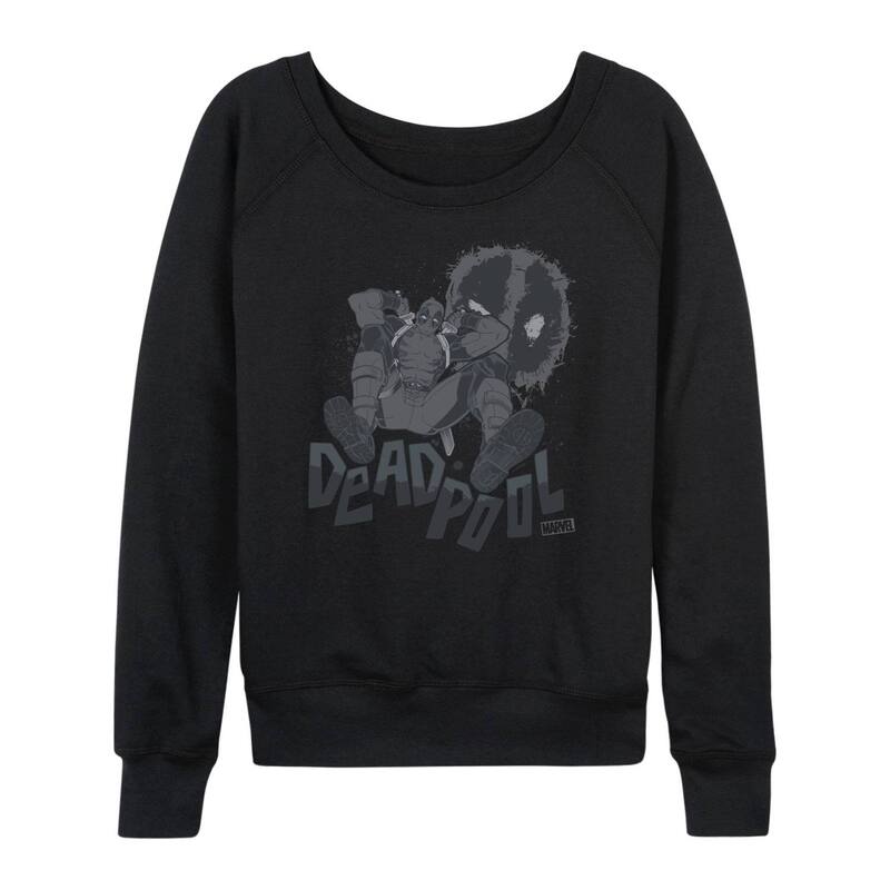 ReVida ŷԾŹ㤨֥ޡ٥ ǥ ȥåץ T Υ ѥ Women's Marvel Deadpool Monochrome French Terry Long Sleeve Tee Black ֥åפβǤʤ9,980ߤˤʤޤ