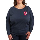 【送料無料】 マーベル レディース Tシャツ トップス Plus Size Marvel Captain America: Brave New World Ca...