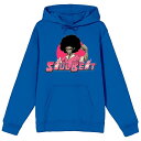 【送料無料】 ライセンス キャラクター レディース Tシャツ トップス Juniors' Soul Beat Manga Graphic Hoodie Blue(4)