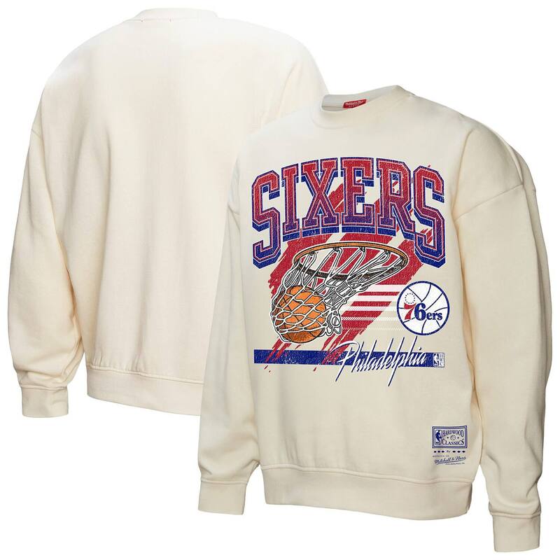 【送料無料】 ミッチェル&ネス レディース Tシャツ トップス Women's Mitchell & Ness Cream Philadelp..