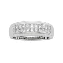 【送料無料】 アンブランデッド メンズ リング アクセサリー The Regal Collection Men's 14k White Gold IGL Cer...