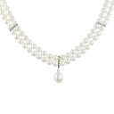【送料無料】 アンブランデッド レディース ネックレス・チョーカー・ペンダントトップ アクセサリー 14k White Gold Freshwater Cult...
