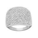 【送料無料】 アンブランデッド レディース リング アクセサリー 10k White Gold 1 1/2 Carat T.W. Diamond Band Ring White(4)