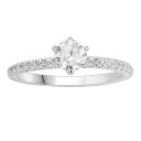【送料無料】 アンブランデッド レディース リング アクセサリー Platinum 3/4 Carat T.W. Diamond Engagement Ring...