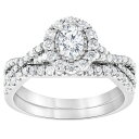 【送料無料】 エボルブ レディース リング アクセサリー Evolv 14k White Gold 1 Carat T.W. IGI Certified Lab-Grown Diamond Engagement Ring Set 14k White Gold(4)