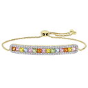 【送料無料】 ステラ グレース レディース ブレスレット・バングル・アンクレット アクセサリー Stella Grace 14k Gold Multi-Colo...