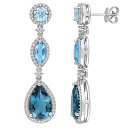 【送料無料】 ステラ グレース レディース ピアス・イヤリング アクセサリー Stella Grace 14k White Gold Sky Swiss Lon...