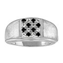 【送料無料】 アンブランデッド メンズ リング アクセサリー Men's 14k White Gold 1/3 Carat T.W. Diamond Ring ...