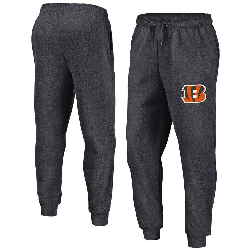 【送料無料】 ファナティクス メンズ カジュアルパンツ ボトムス Men's Fanatics Heather Charcoal Cincinnati Bengals Boost Fleece Joggers Bng Charco