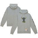 【送料無料】 ミッチェル&ネス メンズ Tシャツ トップス Men's Mitchell & Ness Heather Gray Chicago Bulls Hardwood Classics Ghost Camo Pullover Hoodie Bul Grey(4)