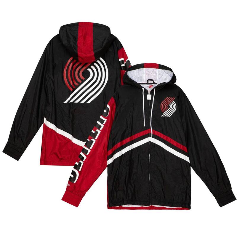 ̵ ߥå&ͥ  㥱åȡ֥륾  Men's Mitchell & Ness Black Portla...