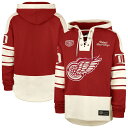 【送料無料】 フォーティセブンブランド メンズ Tシャツ トップス Men's '47 Red Detroit Red Wings Blue Line Heritage Lacer Pullover Hoodie Rdw Red(4)