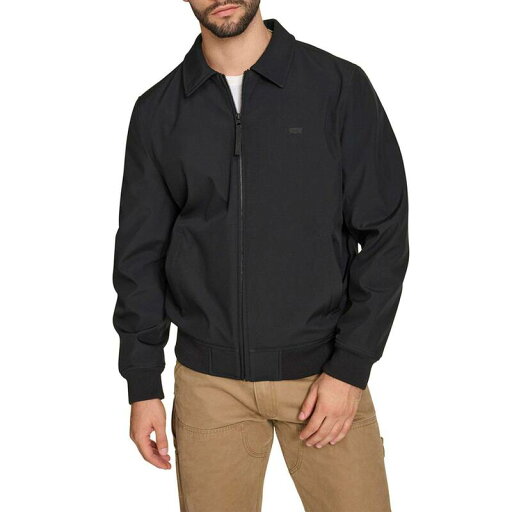 【送料無料】 リーバイス メンズ ジャケット・ブルゾン アウター Men's Levi's Bomber Jacket with Laydown Collar Black 【送料無料】 リーバイス メンズ ジャケット・ブルゾン アウター Men's Levi's Bomber Jacket with Laydown Collar Black