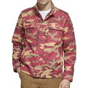 【送料無料】 リーバイス メンズ ジャケット・ブルゾン アウター Men's Levi's Cotton Trucker Jacket Red Camoufla...