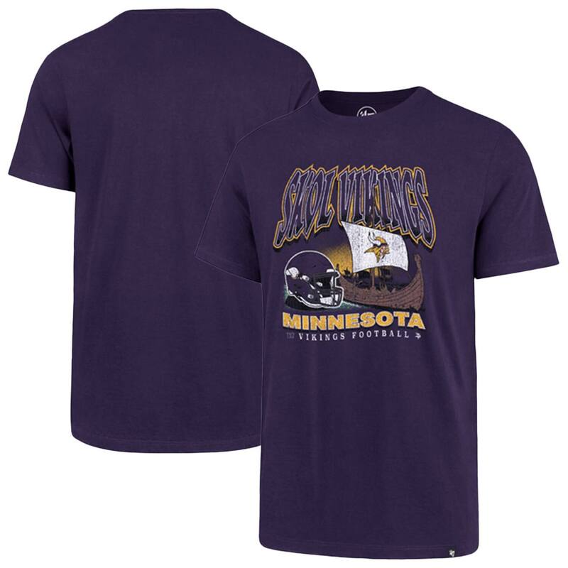 ̵ եƥ֥֥  T ȥåץ Men's '47 Purple Minnesota Vikings R...