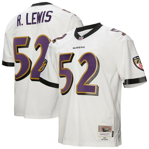【送料無料】 ミッチェル&ネス メンズ Tシャツ トップス Men's Mitchell & Ness Ray Lewis White Baltimore Ravens 2000 Legacy Replica Jersey Rav White 【送料無料】 ミッチェル&ネス メンズ Tシャツ トップス Men's Mitchell & Ness Ray Lewis White Baltimore Ravens 2000 Legacy Replica Jersey Rav White
