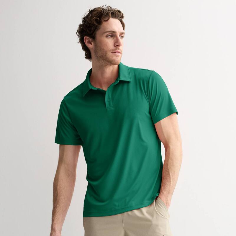 ̵ Tek Gear  T ȥåץ Men's Tek Gear Dry-Tek Polo Shirt Scotch...