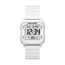 【送料無料】 スケッチャーズ レディース 腕時計 アクセサリー Skechers Women's Slip Ins Magnetic Strap Digital Watch White