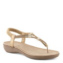 【送料無料】 パトリシア レディース サンダル シューズ Patrizia Women's Biddle Thong Sandals Gold(4)