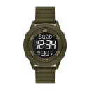 【送料無料】 スケッチャーズ メンズ 腕時計 アクセサリー Skechers Men's Slip Ins Magnetic Strap Digital Watch Olive Green