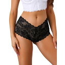 【送料無料】 アレグラ ケー レディース パンツ アンダーウェア Women's Full Coverage Transparent Lace Briefs M...