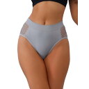 【送料無料】 アレグラ ケー レディース パンツ アンダーウェア Women's Mid-Waisted Full Coverage Briefs Waist ...