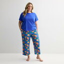 【送料無料】 ソノマ レディース ナイトウェア アンダーウェア Plus Size Sonoma Goods For Life Mom's Day Pajama...
