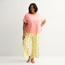 【送料無料】 ソノマ レディース ナイトウェア アンダーウェア Plus Size Sonoma Goods For Life Mom's Day Pajama...