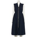 【送料無料】 ナインウェスト レディース ワンピース トップス Women's Nine West Adaptive Zip Front Midi Dress Sky Captain