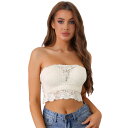 【送料無料】 アレグラ ケー レディース ブラジャー アンダーウェア Women's Lace Full-Coverage Tube Bra Adjustabl...