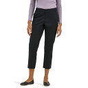 【送料無料】 リー レディース カジュアルパンツ ボトムス Women's Lee Wrinkle Free Capri Pants Black