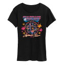 【送料無料】 マーベル レディース Tシャツ トップス Women's Marvel Guardians of the Galaxy Cosmic Tour Graphic Tee Black(4)