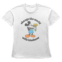 【送料無料】 ディズニー レディース Tシャツ トップス Disney's Mickey Mouse Change The World With Kindnes...