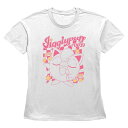 【送料無料】 ライセンス キャラクター レディース Tシャツ トップス Women's Pokemon Jigglypuff Singing Show Graphic Tee White