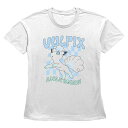 【送料無料】 ライセンス キャラクター レディース Tシャツ トップス Women's Pokemon Vulpix Alola Region Graphic Tee White