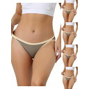 【送料無料】 アレグラ ケー レディース パンツ アンダーウェア 5 Packs Women's Underwear Low Waist Stretch Bri...