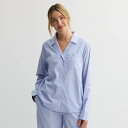 【送料無料】 ソノマ レディース ナイトウェア アンダーウェア Women's Sonoma Goods For Life Woven Pajama Top M...