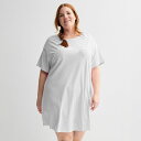 【送料無料】 ソノマ レディース ナイトウェア アンダーウェア Plus Size Sonoma Goods For Life Knit Sleep Shirt...