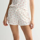 【送料無料】 ソノマ レディース ナイトウェア アンダーウェア Women's Sonoma Goods For Life Pointelle Sleep Shorts Ivory Floral(4)