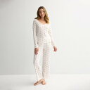 【送料無料】 ソノマ レディース ナイトウェア アンダーウェア Women's Sonoma Goods For Life Pointelle Sleep Lo...
