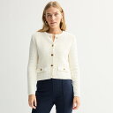 【送料無料】 ナインウェスト レディース ニット・セーター アウター Petite Nine West Textured Cardigan Sweater Da...