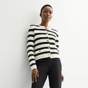 【送料無料】 ナインウェスト レディース ニット・セーター アウター Petite Nine West Textured Cardigan Sweater Wh...
