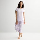 【送料無料】 クロフト&バロー レディース ナイトウェア アンダーウェア Women's Croft & Barrow Mom's Day Sleep Set ...