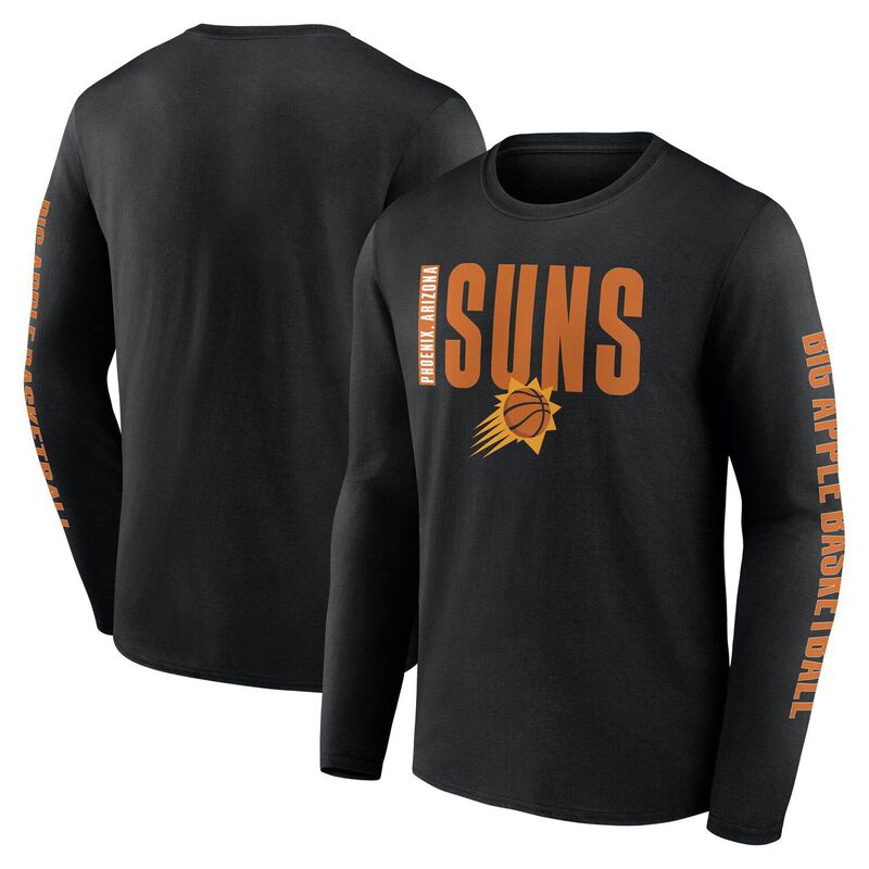 ̵ ֥ǥå  T ȥåץ Men's Black Phoenix Suns Vision Long Sle...