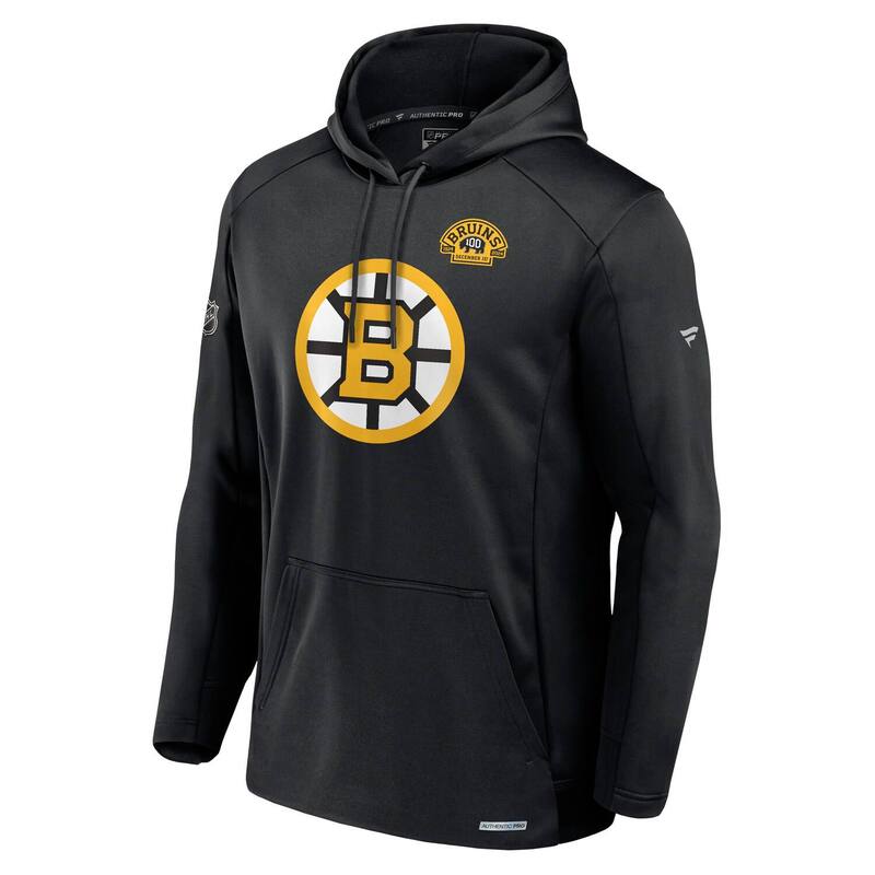 【送料無料】 ファナティクス メンズ Tシャツ トップス Men's Fanatics Black Boston Bruins Big & Tall Authentic Pro Pullover Hoodie Bsb Black