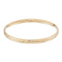 【送料無料】 アンブランデッド レディース ブレスレット・バングル・アンクレット アクセサリー 14k Yellow Gold Floral Etched Bangle Bracelet 14k Gold(4)