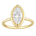 【送料無料】 ステラ グレース レディース リング アクセサリー Stella Grace 10k Yellow Gold Lab-Created Moissanite Marquise-Shaped Engagement Ring 10k Gold(4)